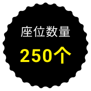 Seating Capacity 250 seats